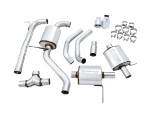 Volkswagen Jetta GLI Performance Exhaust - AWE Tuning - Touring Edition, Cat-Back - Chrome Silver - `18-`21